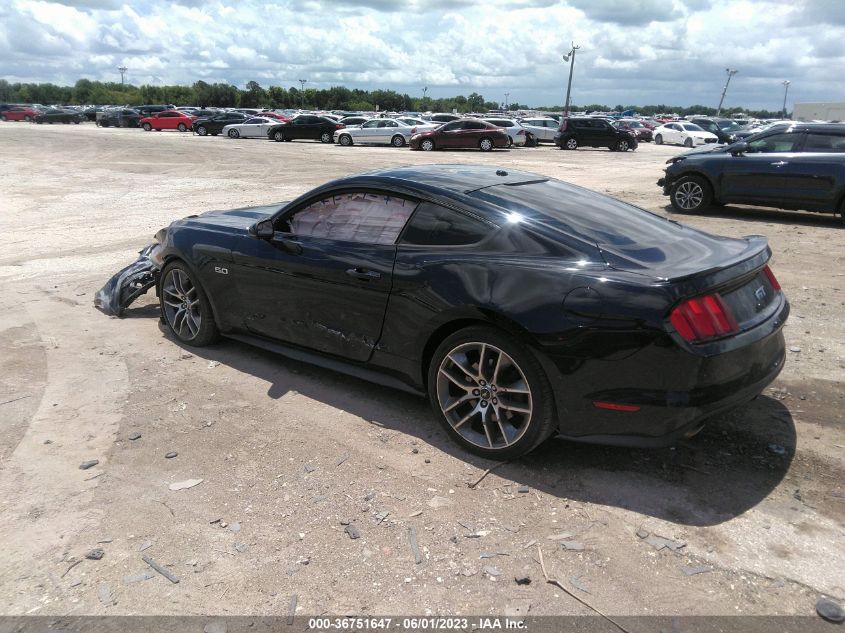2017 FORD MUSTANG GT - 1FA6P8CF4H5296214