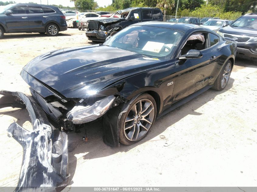 2017 FORD MUSTANG GT - 1FA6P8CF4H5296214