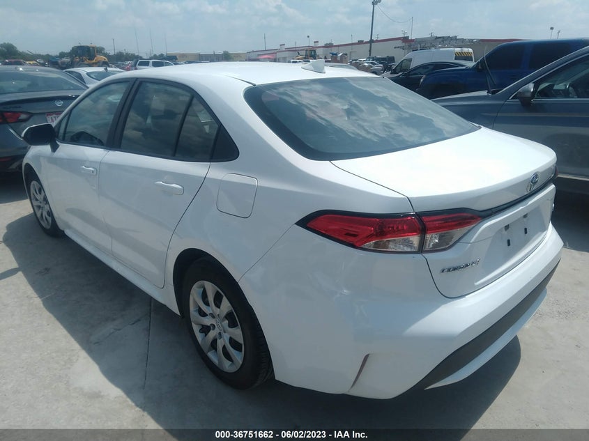 VIN 5YFEPMAEXMP167318 2021 TOYOTA COROLLA LE