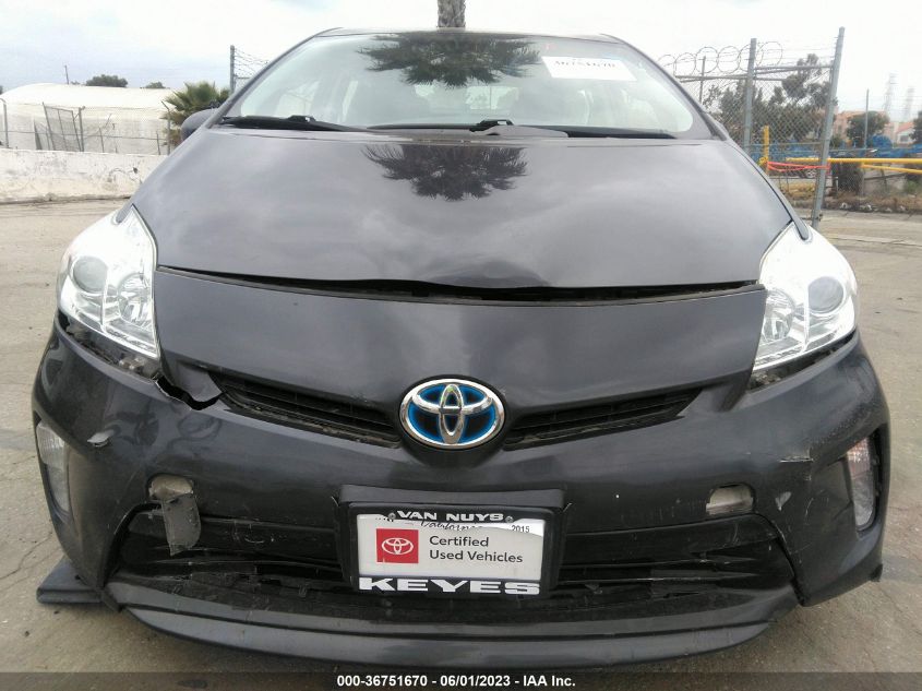 2015 TOYOTA PRIUS FOUR - JTDKN3DU4F0446430