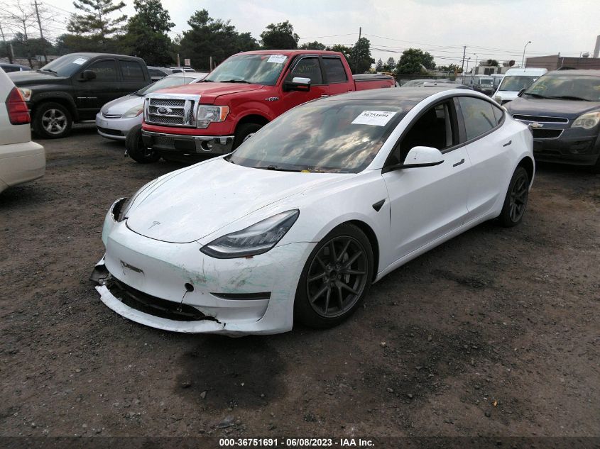 2021 TESLA MODEL 3 STANDARD RANGE PLUS - 5YJ3E1EA9MF852117