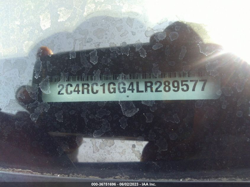 2020 CHRYSLER PACIFICA LIMITED - 2C4RC1GG4LR289577