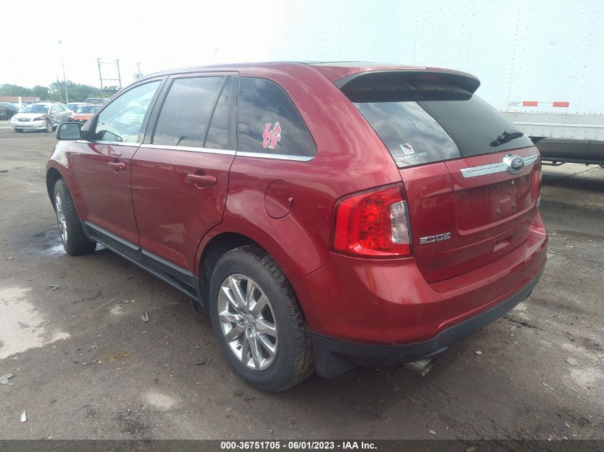 VIN 2FMDK3K96DBA80963 2013 FORD EDGE no.3