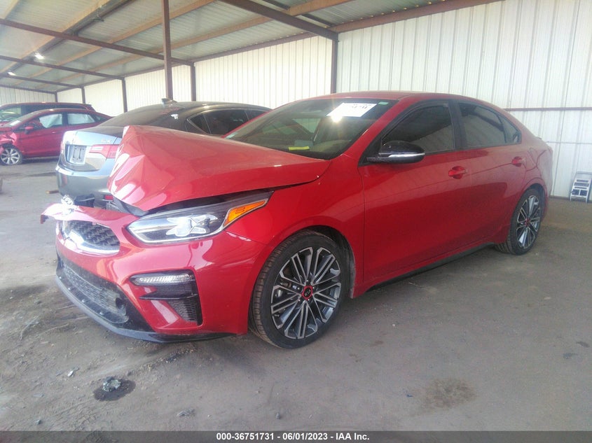 VIN 3KPF44AC4LE261562 2020 KIA FORTE GT
