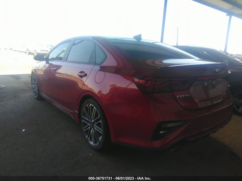 VIN 3KPF44AC4LE261562 2020 KIA FORTE GT