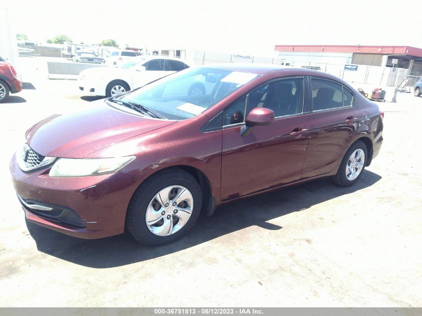 2013 HONDA CIVIC SDN LX - 19XFB2F50DE034911