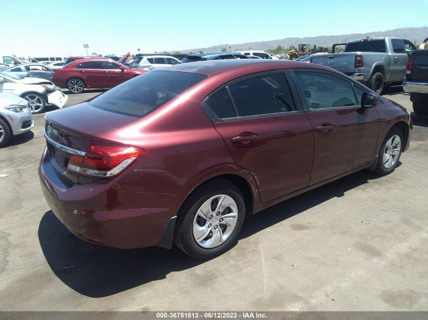 2013 HONDA CIVIC SDN LX - 19XFB2F50DE034911