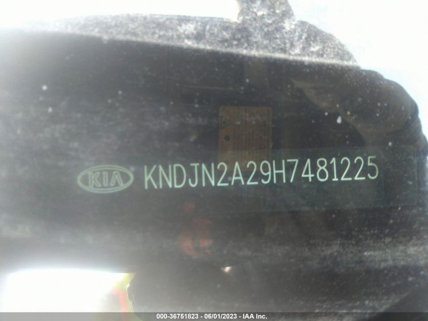 2017 KIA SOUL BASE - KNDJN2A29H7481225