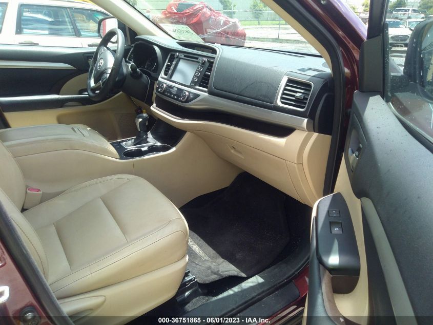 2015 TOYOTA HIGHLANDER XLE - 5TDJKRFH2FS099166