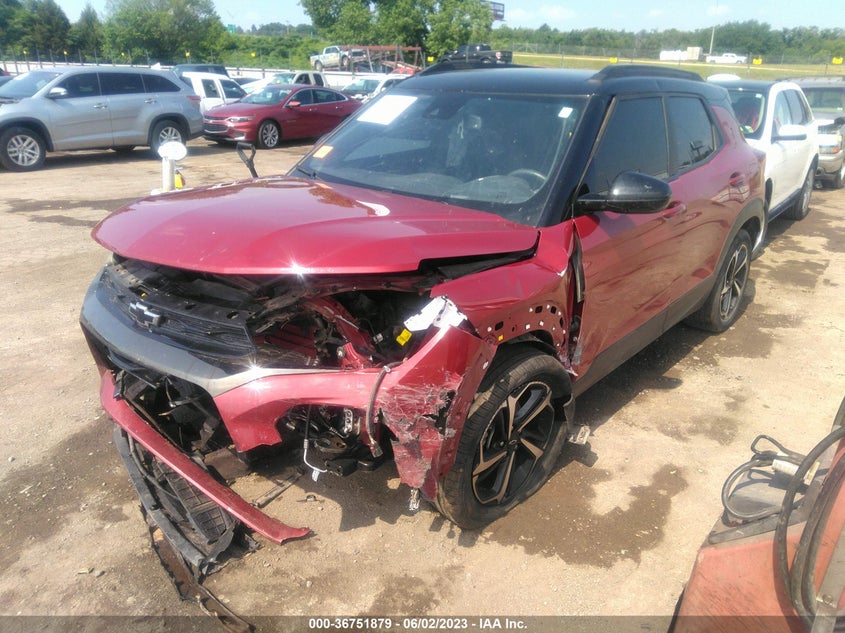 VIN KL79MTSL5MB147684 2021 CHEVROLET TRAILBLAZER RS