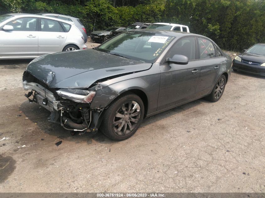 2014 AUDI A4 PREMIUM - WAUBFAFL1EN038049