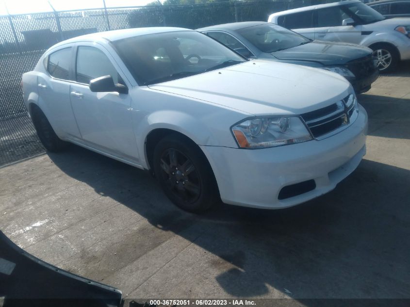 VIN 1C3CDZAB7EN168920 2014 DODGE AVENGER no.1