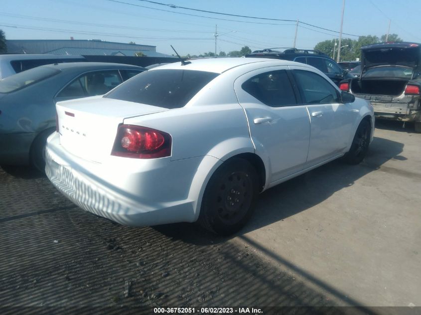 VIN 1C3CDZAB7EN168920 2014 DODGE AVENGER no.4