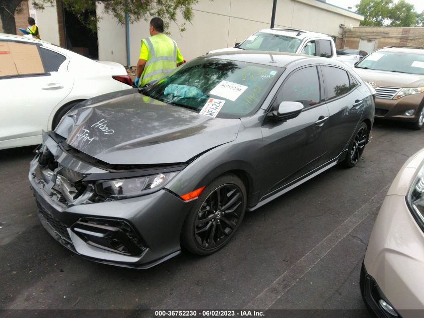 2021 HONDA CIVIC HATCHBACK SPORT - SHHFK7H43MU412231