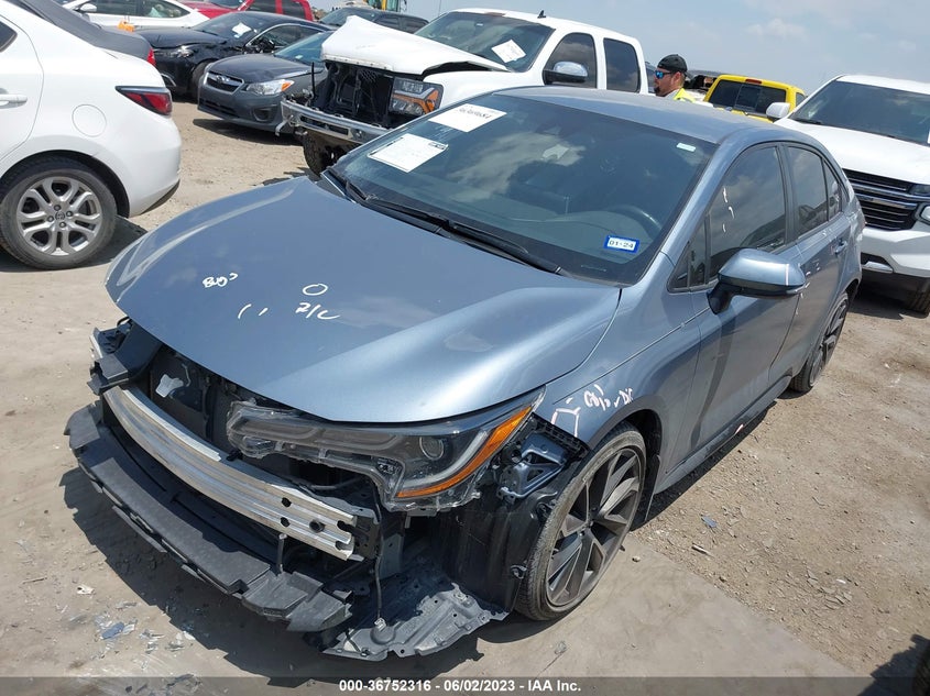 VIN JTDS4MCE2MJ062110 2021 TOYOTA COROLLA SE