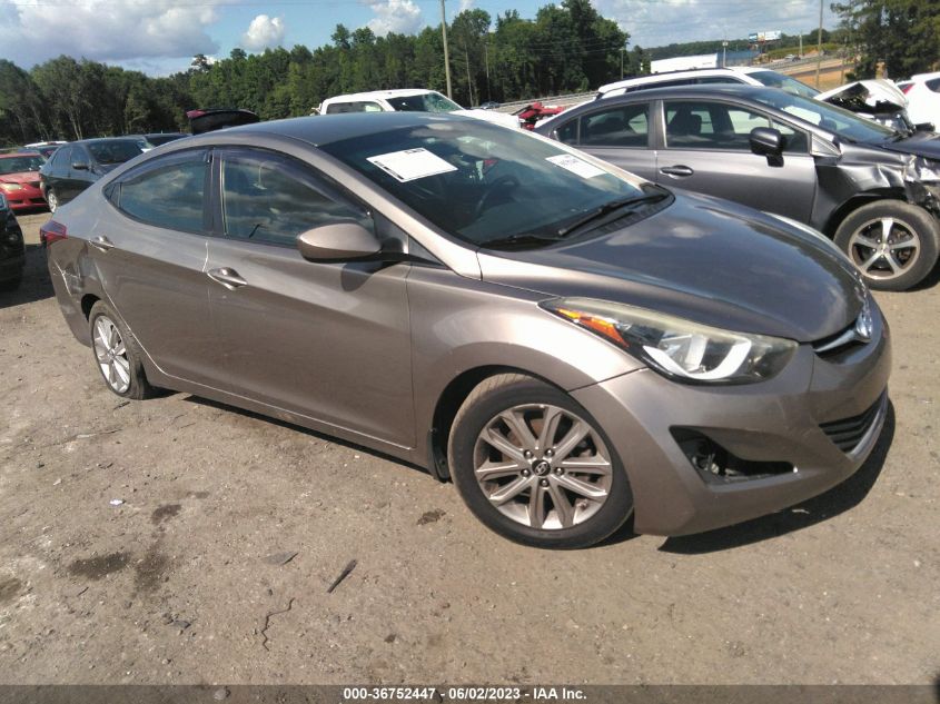 2016 HYUNDAI ELANTRA SE - 5NPDH4AE7GH670623