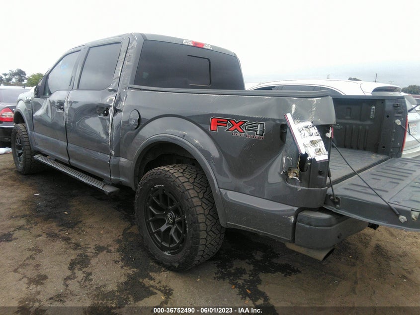 VIN 1FTEW1EP0JFD96283 2018 FORD F-150 XL/XLT/LARIAT