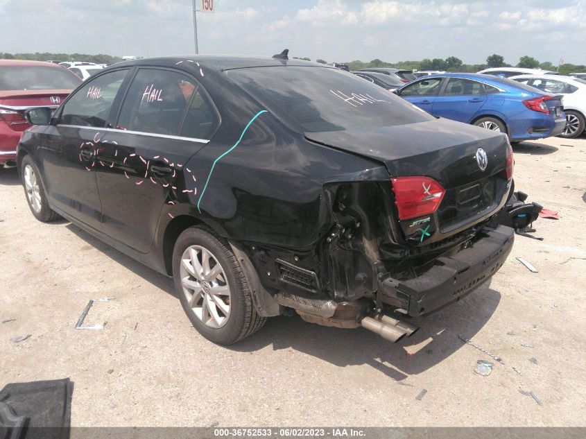 2013 VOLKSWAGEN JETTA SEDAN SE W/CONVENIENCE/SUNROOF - 3VWDX7AJ0DM427577