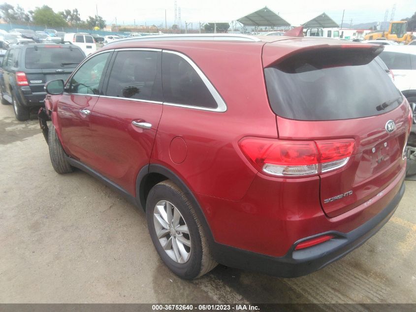 2017 KIA SORENTO LX - 5XYPG4A37HG276840