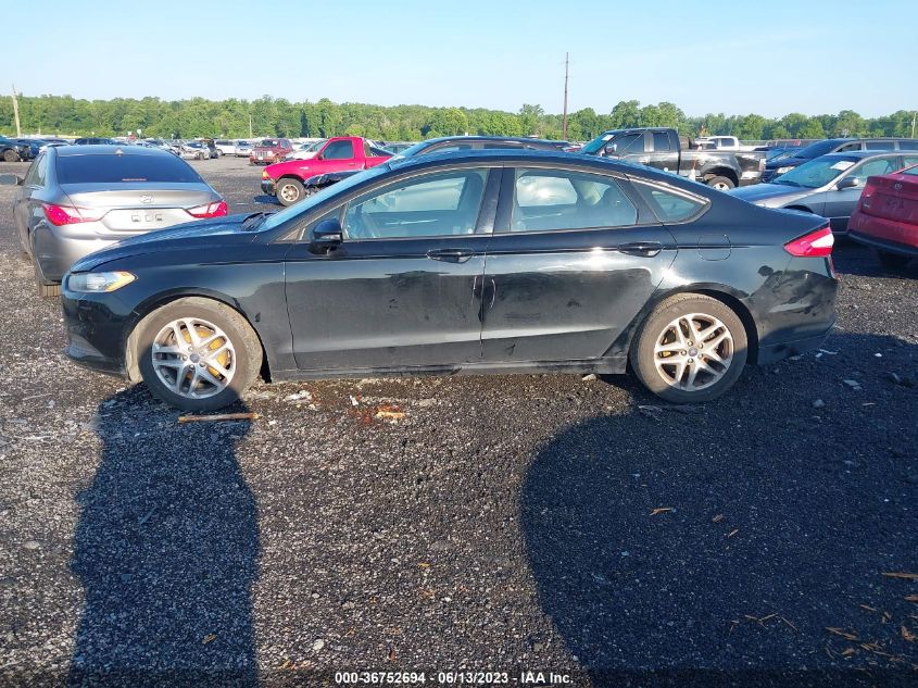 2016 FORD FUSION SE - 3FA6P0H75GR265195