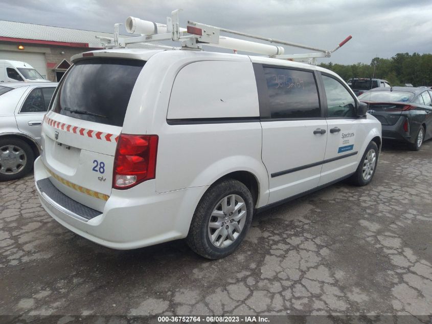 2014 RAM CARGO VAN TRADESMAN 2C4JRGAG7ER375878