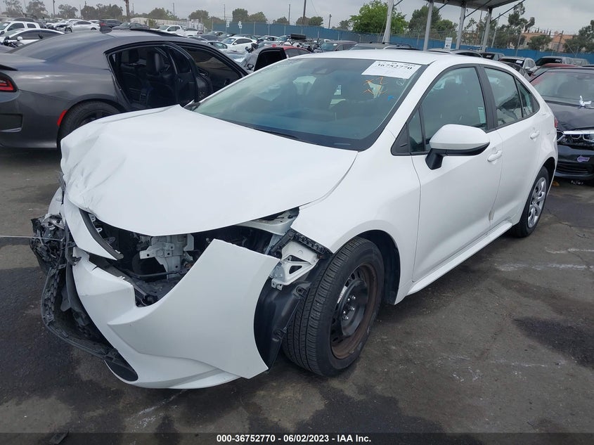 VIN 5YFEPMAE5MP172961 2021 TOYOTA COROLLA LE