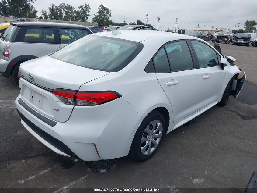VIN 5YFEPMAE5MP172961 2021 TOYOTA COROLLA LE