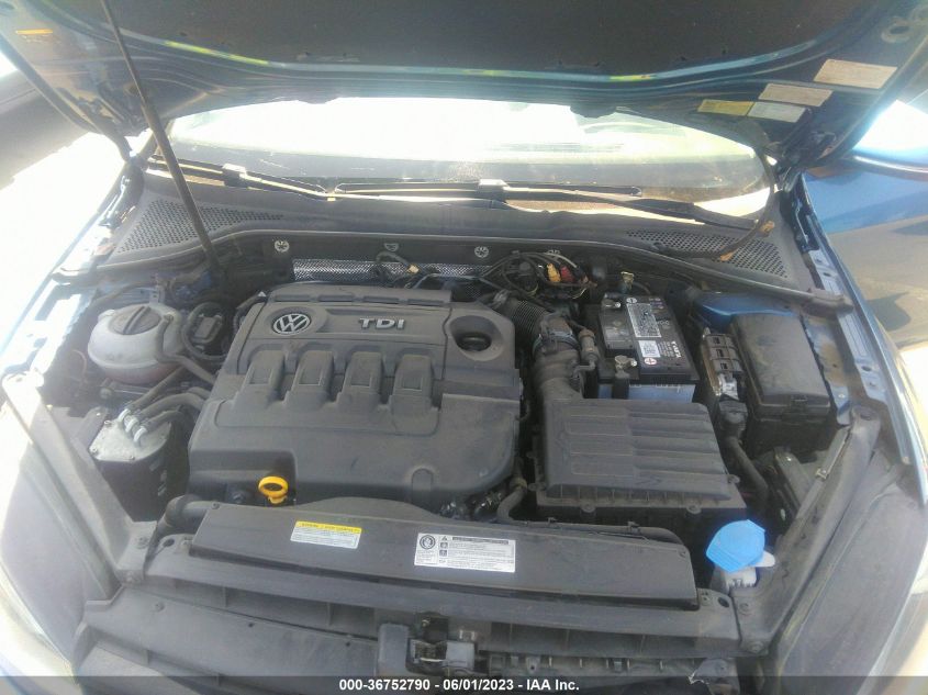 2015 VOLKSWAGEN GOLF TDI SEL - 3VWRA7AU5FM095107