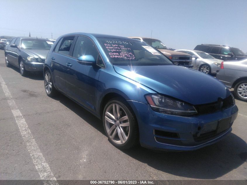 2015 VOLKSWAGEN GOLF TDI SEL - 3VWRA7AU5FM095107