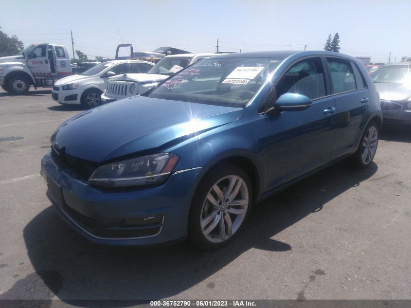 2015 VOLKSWAGEN GOLF TDI SEL - 3VWRA7AU5FM095107