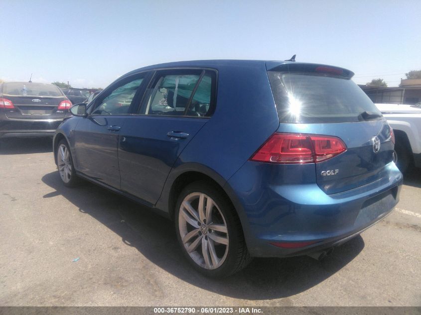 2015 VOLKSWAGEN GOLF TDI SEL - 3VWRA7AU5FM095107