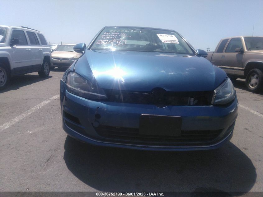 2015 VOLKSWAGEN GOLF TDI SEL - 3VWRA7AU5FM095107