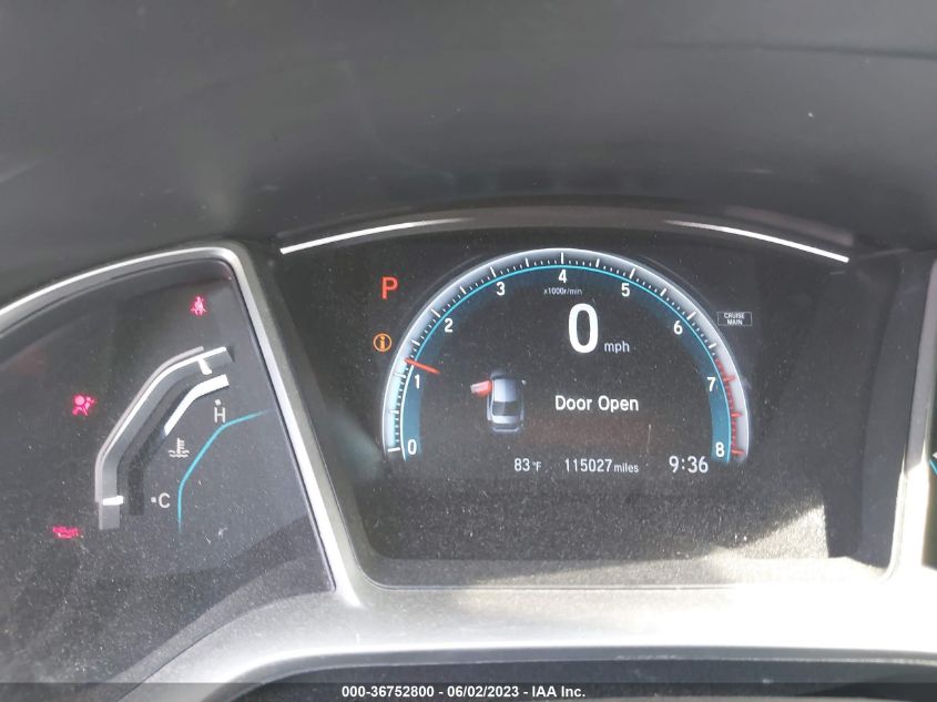 2018 HONDA CIVIC SEDAN EX - 2HGFC2F73JH565875