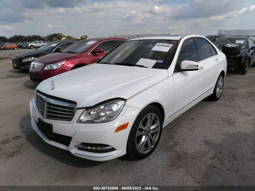 WDDGF4HB0ER309129 2014 MERCEDES-BENZ C-CLASS - Image 2