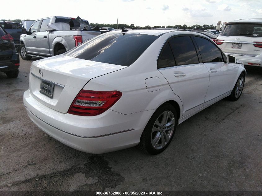 WDDGF4HB0ER309129 2014 MERCEDES-BENZ C-CLASS, photo no. 4