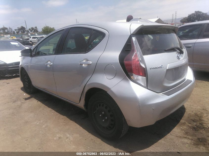 2016 TOYOTA PRIUS C ONE/TWO/THREE/FOUR - JTDKDTB37G1590286