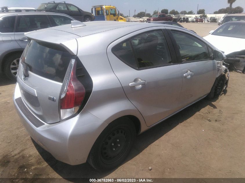 2016 TOYOTA PRIUS C ONE/TWO/THREE/FOUR - JTDKDTB37G1590286