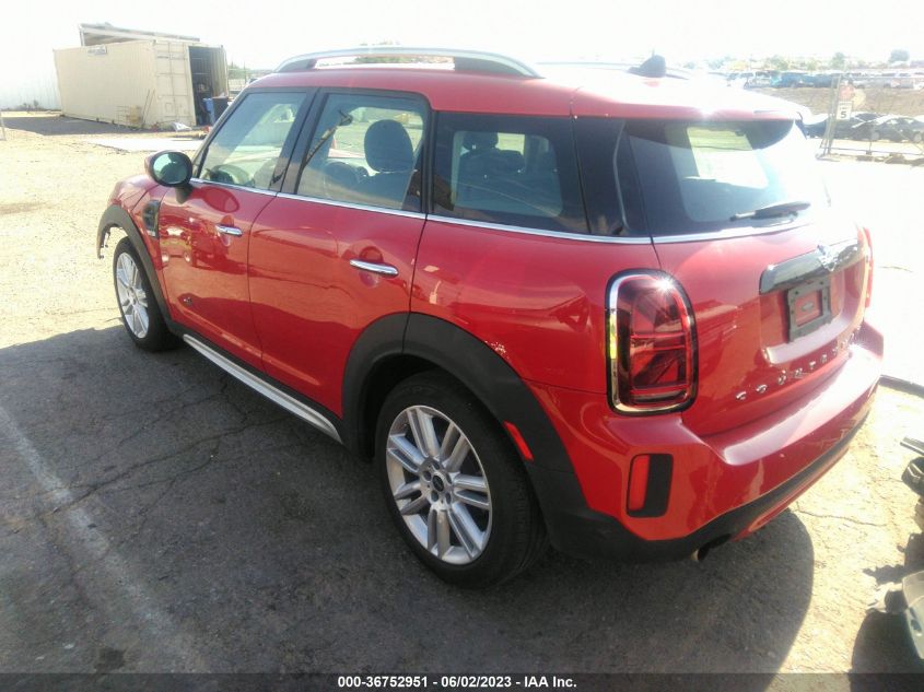 2022 MINI COUNTRYMAN COOPER WMZ43BR0XN3N69550