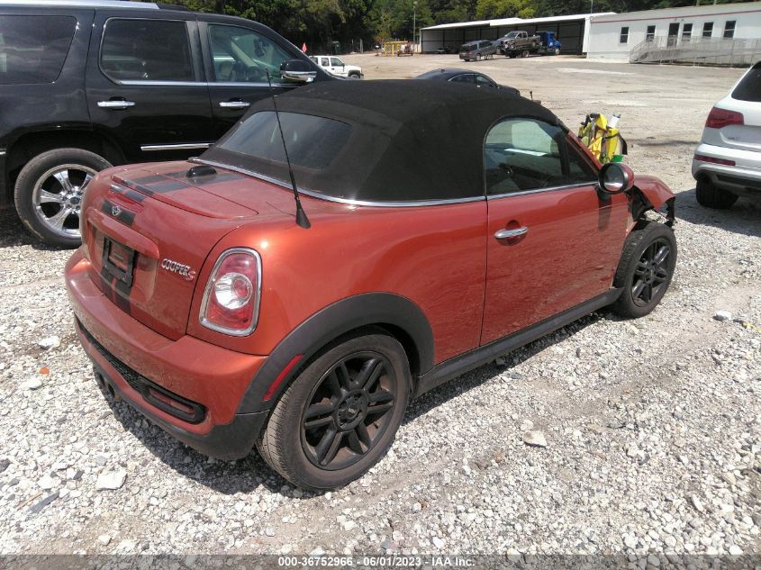 2014 MINI COOPER ROADSTER S - WMWSY3C58ET566369