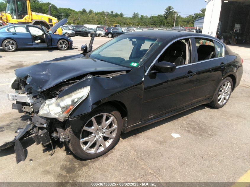 2013 INFINITI G37 SEDAN X JN1CV6AR4DM755006