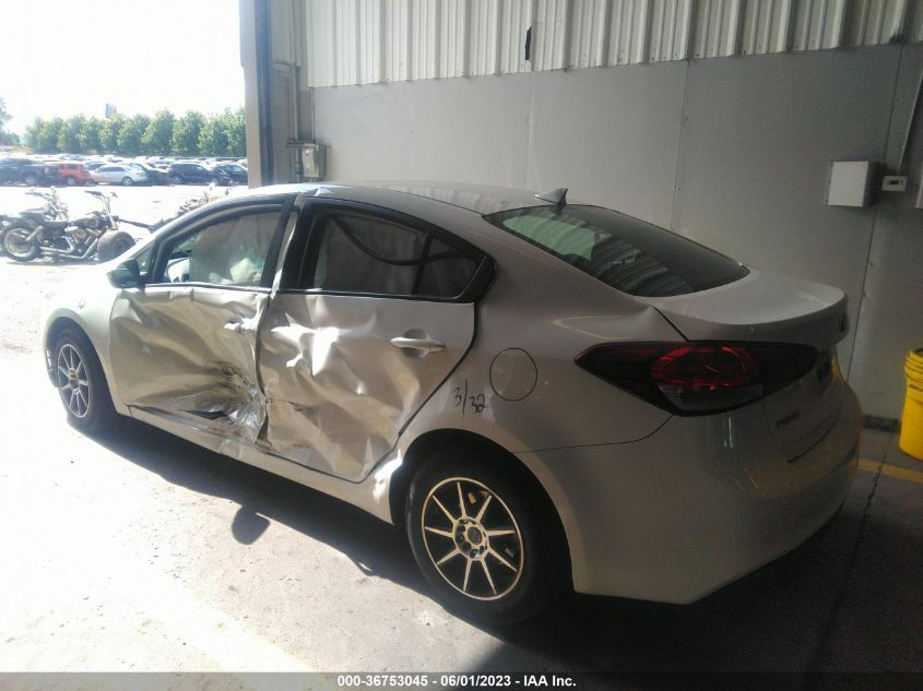 2017 KIA FORTE LX - 3KPFK4A78HE068363