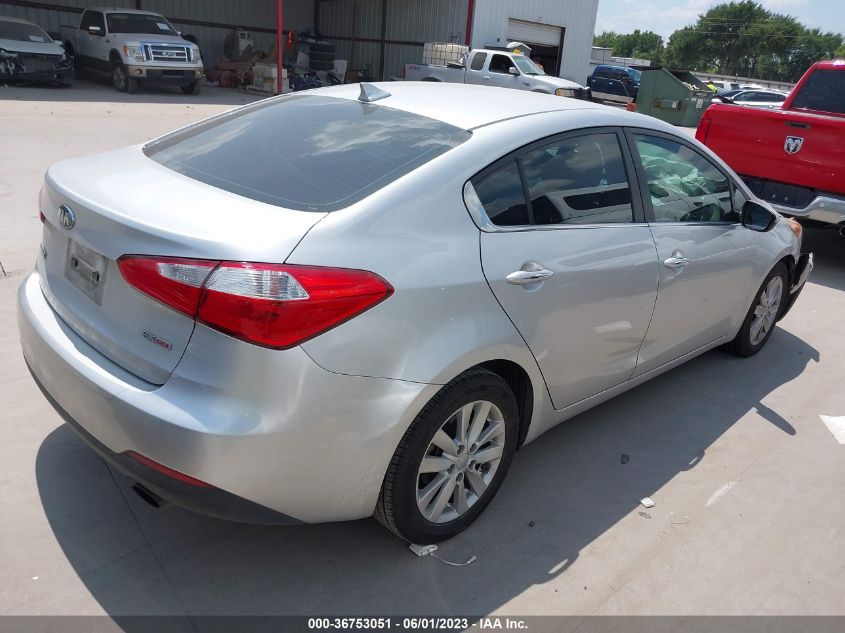 2014 KIA FORTE EX - KNAFX4A82E5053291