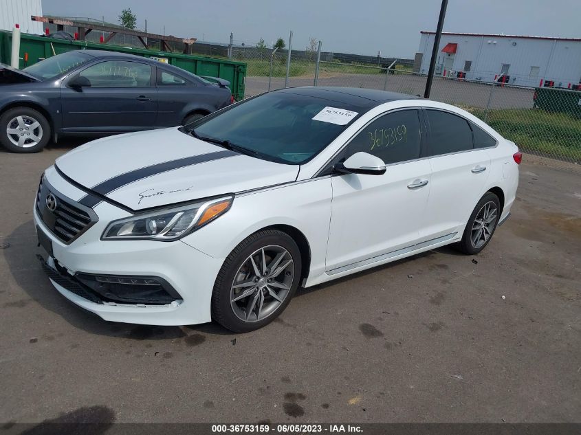 2015 HYUNDAI SONATA 2.0T SPORT - 5NPE34AB8FH067879