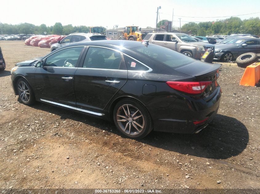 2015 HYUNDAI SONATA 2.0T SPORT - 5NPE34AB2FH096407