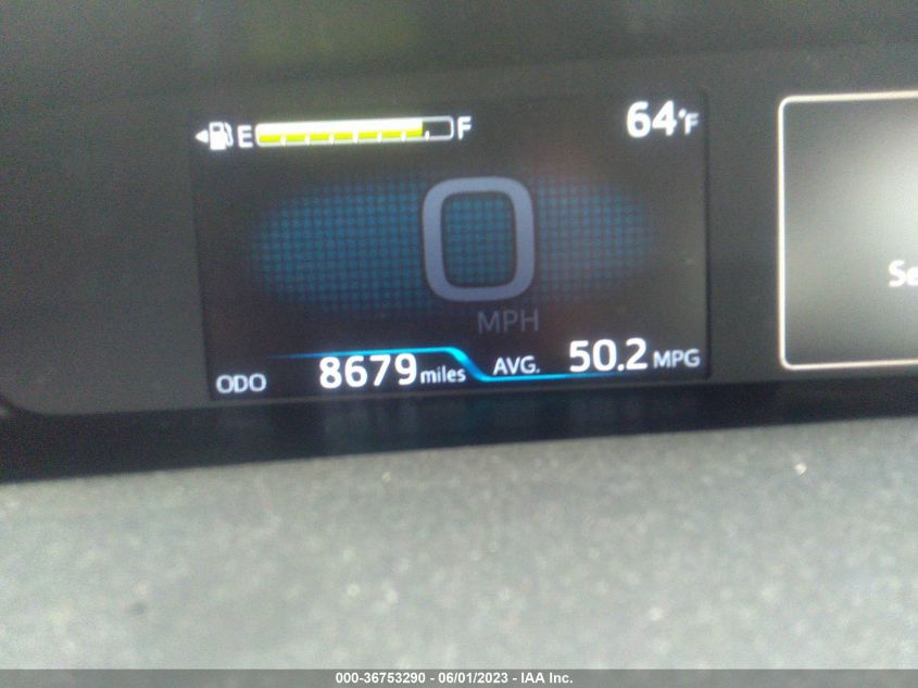 2022 TOYOTA PRIUS L - JTDKAMFU5N3161828