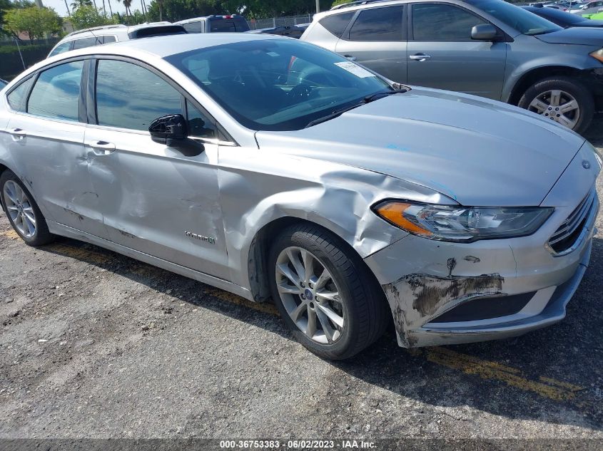 2017 FORD FUSION HYBRID SE - 3FA6P0LU7HR314816