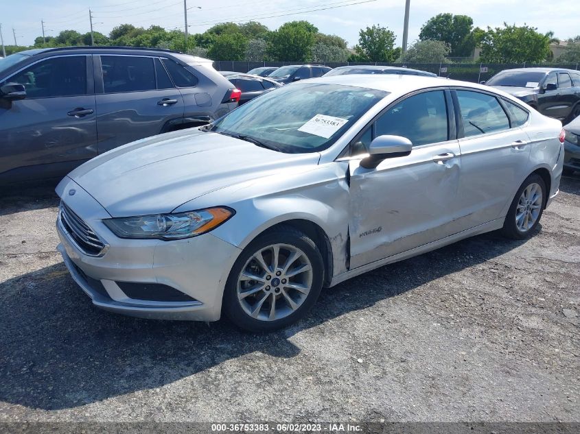 2017 FORD FUSION HYBRID SE - 3FA6P0LU7HR314816