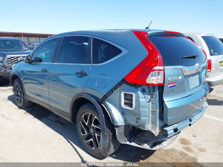 2016 HONDA CR-V SE - 2HKRM3H46GH509513