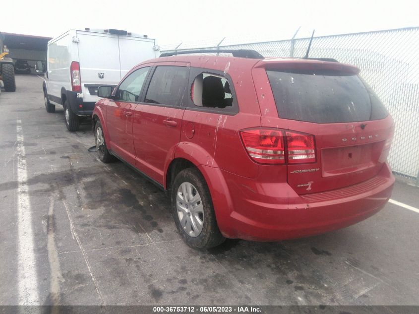 2019 DODGE JOURNEY SE VALUE PKG - 3C4PDCABXKT858263
