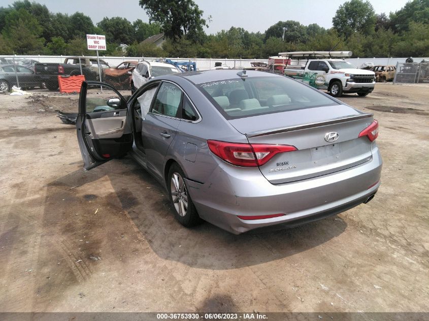 2017 HYUNDAI SONATA SE - 5NPE24AF0HH483661